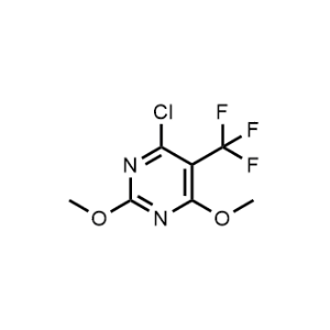 4-Chloro-2,6-dimethoxy-5-(trifluoromethyl)pyrimidine|CS-1267529