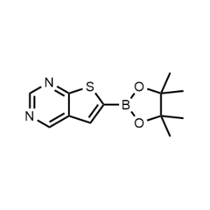 6-(4,4,5,5-Tetramethyl-1,3,2-dioxaborolan-2-yl)thieno[2,3-d]pyrimidine|CS-1267548