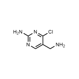 5-(Aminomethyl)-4-chloropyrimidin-2-amine|CS-1267562