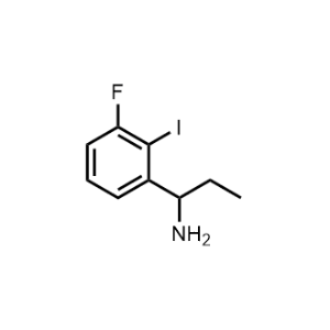 1-(3-Fluoro-2-iodophenyl)propan-1-amine|CS-1267809