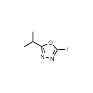2-Iodo-5-isopropyl-1,3,4-oxadiazole|CS-1268112