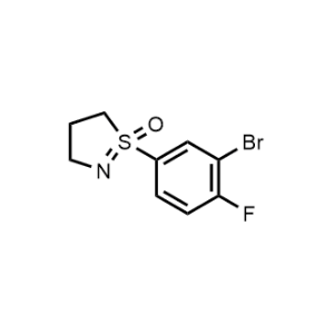 1-(3-Bromo-4-fluorophenyl)-4,5-dihydro-3H-isothiazole 1-oxide|CS-1268839