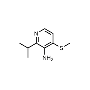 2-(1-Methylethyl)-4-(methylthio)-3-pyridinamine|CS-1269571