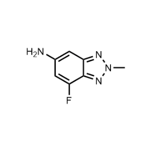 7-Fluoro-2-methyl-2H-benzo[d][1,2,3]triazol-5-amine|CS-1271260