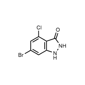 6-Bromo-4-chloro-1,2-dihydro-3H-indazol-3-one|CS-1271266