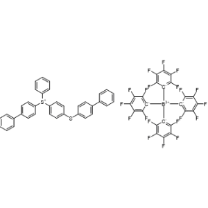 [1,1'-biphenyl]-4-yl(4-([1,1'-biphenyl]-4-ylthio)phenyl)(phenyl)sulfonium tetrakis(perfluorophenyl)borate|CS-1271368