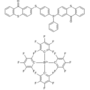 (9-oxo-9H-thioxanthen-2-yl)(4-((9-oxo-9H-thioxanthen-2-yl)thio)phenyl)(phenyl)sulfonium tetrakis(perfluorophenyl)borate|CS-1271373