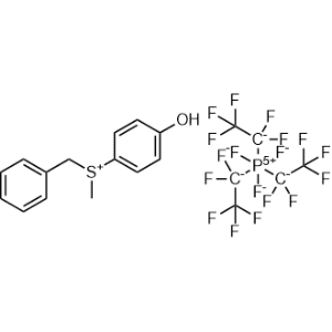 benzyl(4-hydroxyphenyl)(methyl)sulfonium trifluorotris(perfluoroethyl)phosphate(V)|CS-1271375