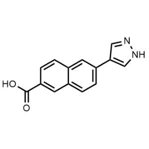 6-(1H-Pyrazol-4-yl)-2-naphthoic acid|CS-1271412