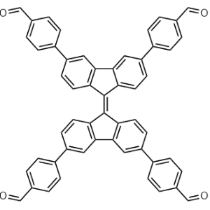 4,4',4'',4'''-([9,9'-bifluorenylidene]-3,3',6,6'-tetrayl)tetrabenzaldehyde|CS-1271558