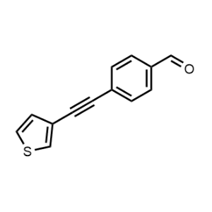 4-(thiophen-3-ylethynyl)benzaldehyde|CS-1271567