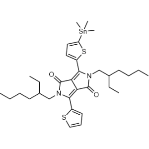 2,5-bis(2-ethylhexyl)-3-(thiophen-2-yl)-6-(5-(trimethylstannyl)thiophen-2-yl)-2,5-dihydropyrrolo[3,4-c]pyrrole-1,4-dione|CS-1271575