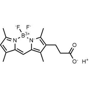 hydrogen 3-(5,5-difluoro-1,3,7,9-tetramethyl-5H-5lambda4,6lambda4-dipyrrolo[1,2-c:2',1'-f][1,3,2]diazaborinin-2-yl)propanoate|CS-1271609