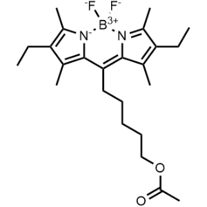 5-(2,8-diethyl-5,5-difluoro-1,3,7,9-tetramethyl-5H-4lambda4,5lambda4-dipyrrolo[1,2-c:2',1'-f][1,3,2]diazaborinin-10-yl)pentyl acetate|CS-1271626