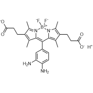 monohydrogen mono(3,3'-(10-(3,4-diaminophenyl)-5,5-difluoro-1,3,7,9-tetramethyl-5H-4lambda4,5lambda4-dipyrrolo[1,2-c:2',1'-f][1,3,2]diazaborinine-2,8-diyl)dipropionate)|CS-1271635