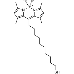 10-(5,5-difluoro-1,3,7,9-tetramethyl-5H-4lambda4,5lambda4-dipyrrolo[1,2-c:2',1'-f][1,3,2]diazaborinin-10-yl)decane-1-thiol|CS-1271639
