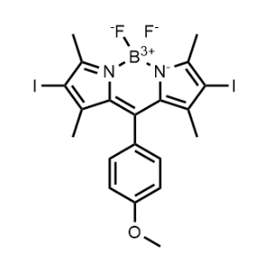 5,5-difluoro-2,8-diiodo-10-(4-methoxyphenyl)-1,3,7,9-tetramethyl-5H-4lambda4,5lambda4-dipyrrolo[1,2-c:2',1'-f][1,3,2]diazaborinine|CS-1271659