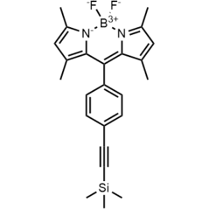 5,5-difluoro-1,3,7,9-tetramethyl-10-(4-((trimethylsilyl)ethynyl)phenyl)-5H-4lambda4,5lambda4-dipyrrolo[1,2-c:2',1'-f][1,3,2]diazaborinine|CS-1271664