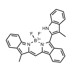 6,6-difluoro-14-methyl-8-(3-methyl-1H-indol-2-yl)-6H-5lambda4,6lambda4-isoindolo[2',1':3,4][1,3,2]diazaborinino[1,6-a]indole|CS-1271688
