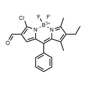 3-chloro-8-ethyl-5,5-difluoro-7,9-dimethyl-10-phenyl-5H-5lambda4,6lambda4-dipyrrolo[1,2-c:2',1'-f][1,3,2]diazaborinine-2-carbaldehyde|CS-1271696
