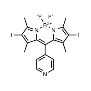 5,5-difluoro-2,8-diiodo-1,3,7,9-tetramethyl-10-(pyridin-4-yl)-5H-4lambda4,5lambda4-dipyrrolo[1,2-c:2',1'-f][1,3,2]diazaborinine|CS-1271699