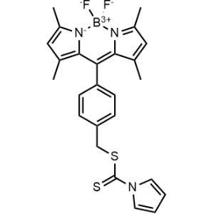 4-(5,5-difluoro-1,3,7,9-tetramethyl-5H-4lambda4,5lambda4-dipyrrolo[1,2-c:2',1'-f][1,3,2]diazaborinin-10-yl)benzyl 1H-pyrrole-1-carbodithioate|CS-1271708