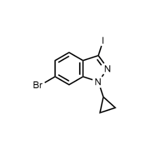6-Bromo-1-cyclopropyl-3-iodo-1H-indazole|CS-1271735