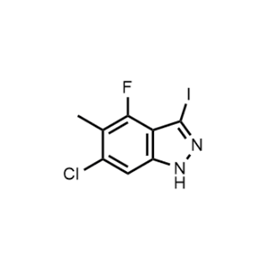 6-Chloro-4-fluoro-3-iodo-5-methyl-1H-indazole|CS-1271814