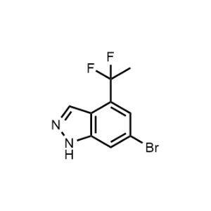 6-Bromo-4-(1,1-difluoroethyl)-1H-indazole|CS-1271829