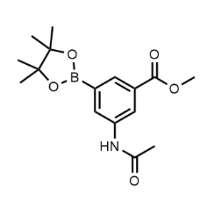 Methyl 3-(acetylamino)-5-(4,4,5,5-tetramethyl-1,3,2-dioxaborolan-2-yl)benzoate|CS-1271972