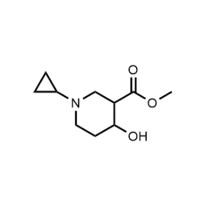 Methyl 1-cyclopropyl-4-hydroxypiperidine-3-carboxylate|CS-1272040
