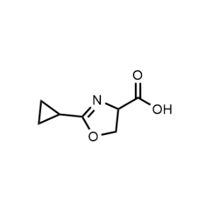 2-Cyclopropyl-4,5-dihydrooxazole-4-carboxylic acid|CS-1272223