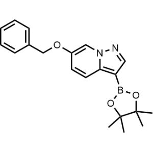 6-(Benzyloxy)-3-(4,4,5,5-tetramethyl-1,3,2-dioxaborolan-2-yl)pyrazolo[1,5-a]pyridine|CS-1273039