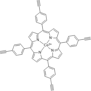 (SP-4-1)-[5,10,15,20-Tetrakis(4-ethynylphenyl)-21H,23H-porphinato(2-)-κN21,κN22,κN23,κN24]cobalt|CS-1273160