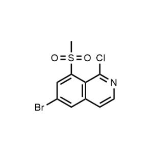 6-Bromo-1-chloro-8-(methylsulfonyl)isoquinoline|CS-1273242
