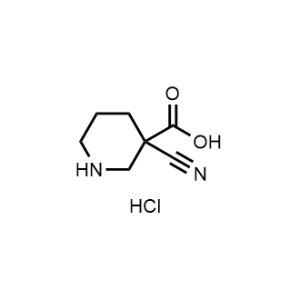 3-Cyanopiperidine-3-carboxylic acid hydrochloride|CS-1273289