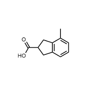 4-Methyl-2,3-dihydro-1H-indene-2-carboxylic acid|CS-1273303