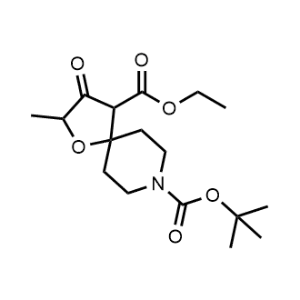 8-(tert-Butyl) 4-ethyl 2-methyl-3-oxo-1-oxa-8-azaspiro[4.5]decane-4,8-dicarboxylate|CS-1273312