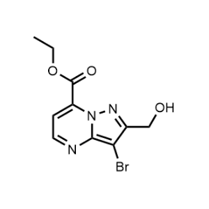 Ethyl 3-bromo-2-(hydroxymethyl)pyrazolo[1,5-a]pyrimidine-7-carboxylate|CS-1273339