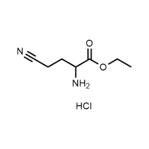 Ethyl 2-amino-4-cyanobutanoate hydrochloride|CS-1273663