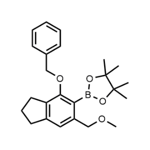 2-(4-(Benzyloxy)-6-(methoxymethyl)-2,3-dihydro-1H-inden-5-yl)-4,4,5,5-tetramethyl-1,3,2-dioxaborolane|CS-1273681