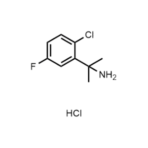 2-(2-Chloro-5-fluorophenyl)propan-2-amine hydrochloride|CS-1274042
