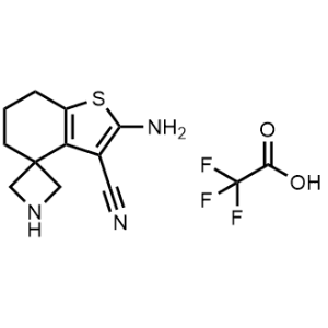 2'-Amino-6',7'-dihydro-5'H-spiro[azetidine-3,4'-benzo[b]thiophene]-3'-carbonitrile 2,2,2-trifluoroacetate|CS-1274081