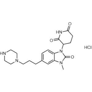 3-(3-Methyl-2-oxo-5-(3-(piperazin-1-yl)propyl)-2,3-dihydro-1H-benzo[d]imidazol-1-yl)piperidine-2,6-dione hydrochloride|CS-1274094