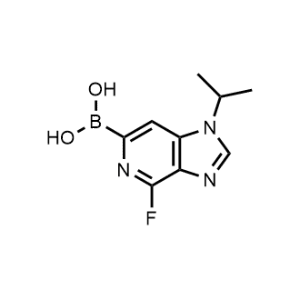 (4-Fluoro-1-isopropyl-1H-imidazo[4,5-c]pyridin-6-yl)boronic acid|CS-1274201