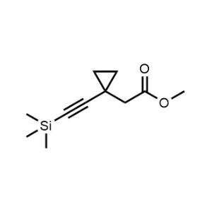 Methyl 2-(1-((trimethylsilyl)ethynyl)cyclopropyl)acetate|CS-1274271