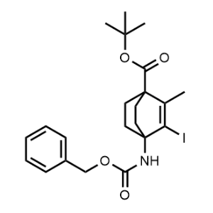 tert-Butyl 4-(((benzyloxy)carbonyl)amino)-3-iodo-2-methylbicyclo[2.2.2]oct-2-ene-1-carboxylate|CS-1274300