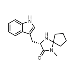 (S)-3-((1H-indol-3-yl)methyl)-1-methyl-1,4-diazaspiro[4.4]nonan-2-one|CS-1274428