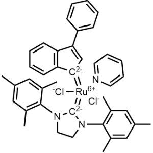 (SP-5-41)-[1,3-Bis(2,4,6-trimethylphenyl)-2-imidazolidinylidene]dichloro(3-phenyl-1H-inden-1-ylidene)(pyridine)ruthenium|CS-1274438