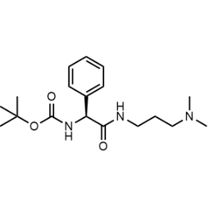 1,1-Dimethylethyl N-[(1S)-2-[[3-(dimethylamino)propyl]amino]-2-oxo-1-phenylethyl]carbamate|CS-1274475